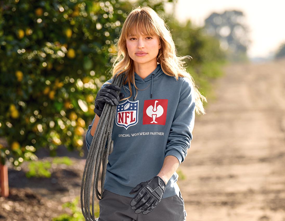 Spolupráce: NFL Hoodie cotton, ladies + oxidová modrá 1