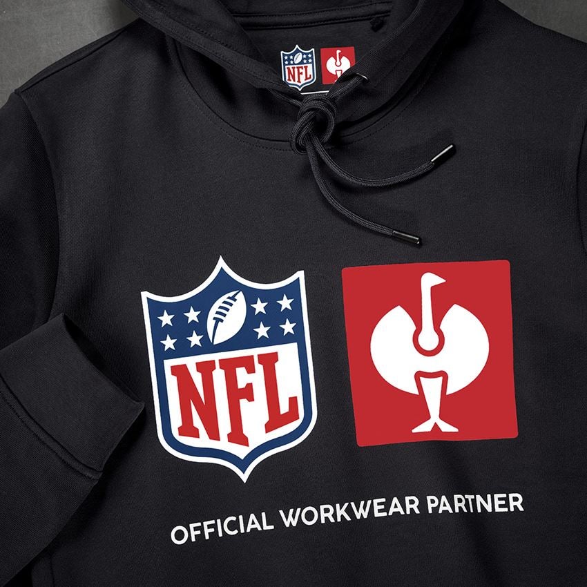 Spolupráce: NFL Hoodie cotton, ladies + čierna 2