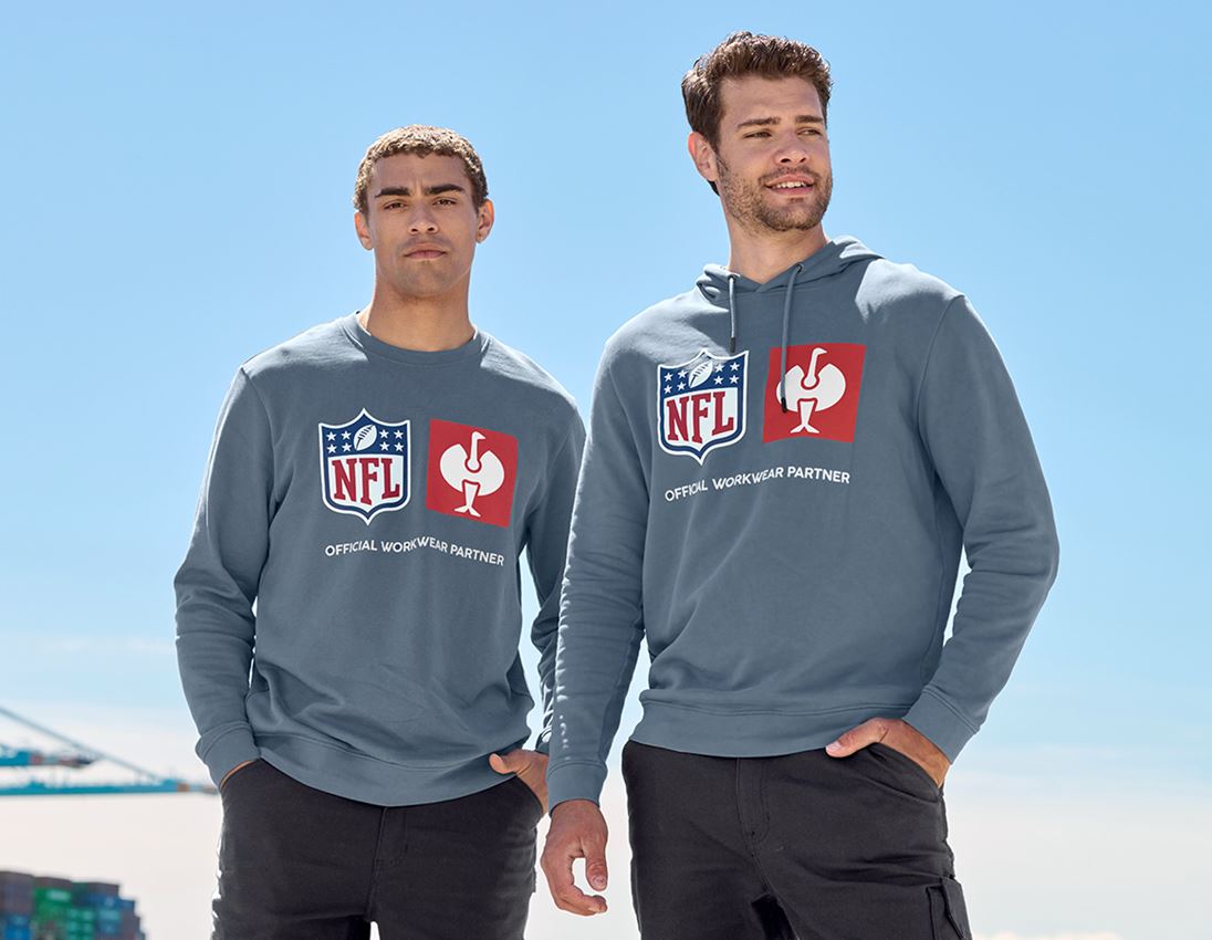 Odevy: NFL Hoodie cotton + oxidová modrá 3