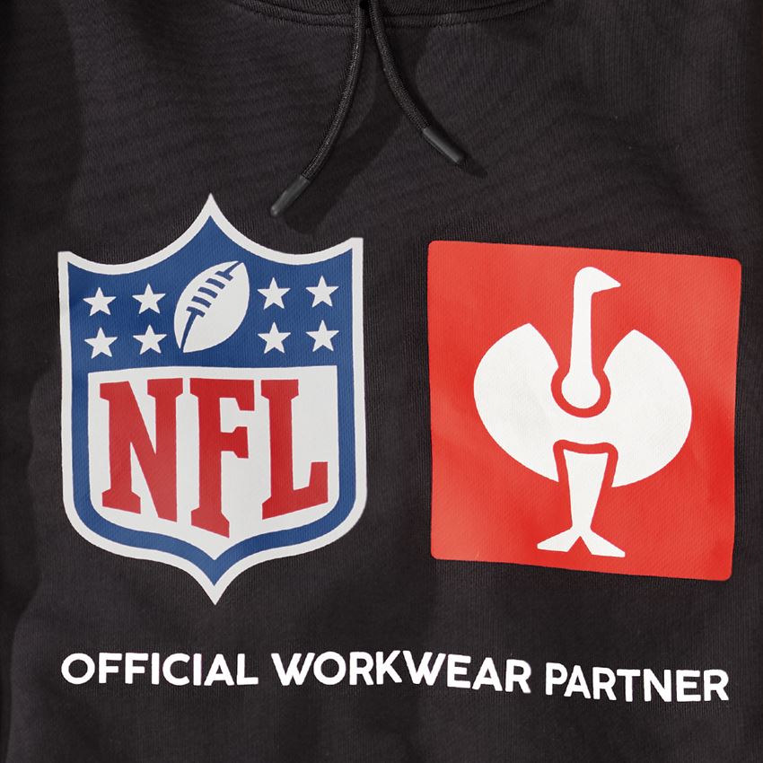 Spolupráce: NFL Hoodie cotton + čierna 2