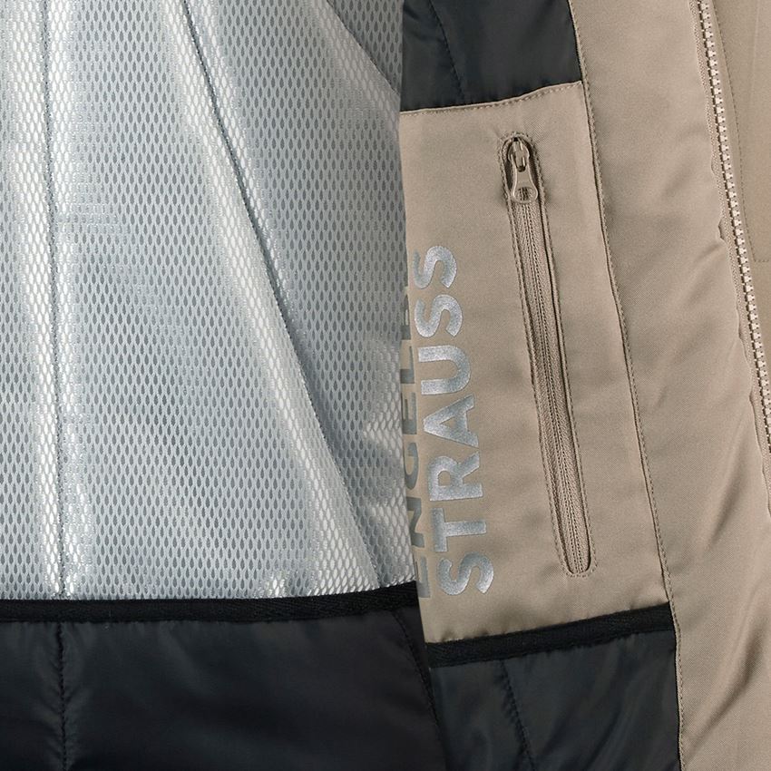Pracovné bundy: Softshellová bunda e.s.motion + hlinená/rašelina 2