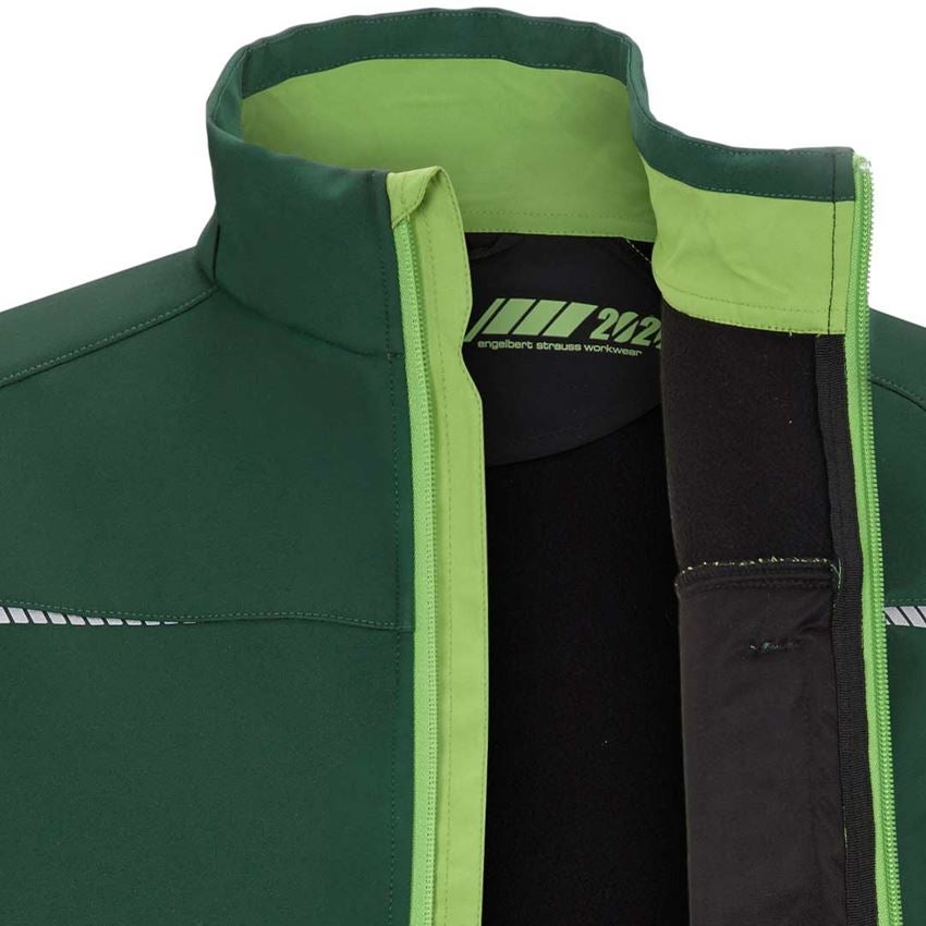 Pracovné bundy: Softshellová bunda e.s.motion 2020 + zelená/morská zelená 2