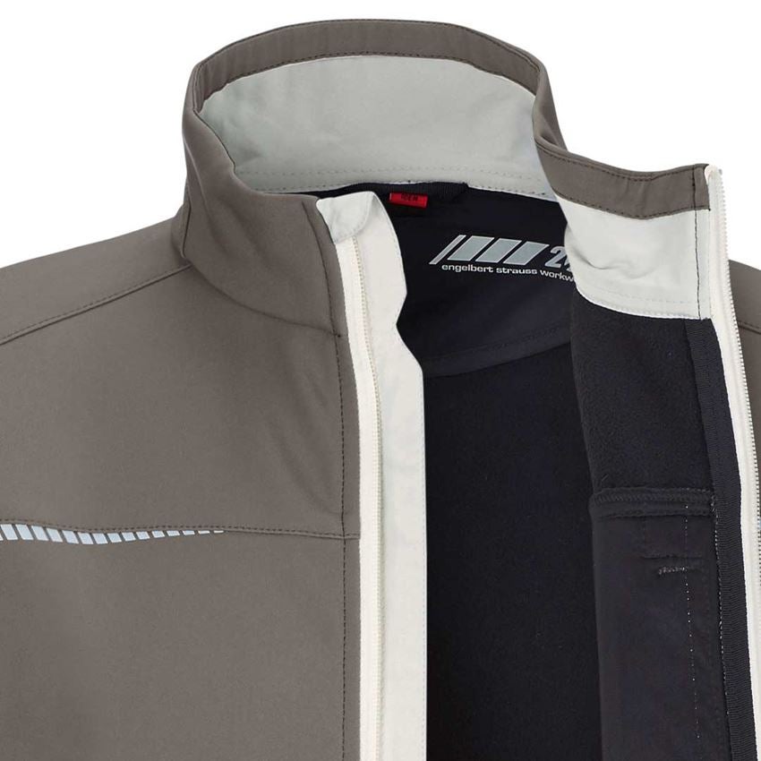 Pracovné bundy: Softshellová bunda e.s.motion 2020 + kamenná/sádrová 2