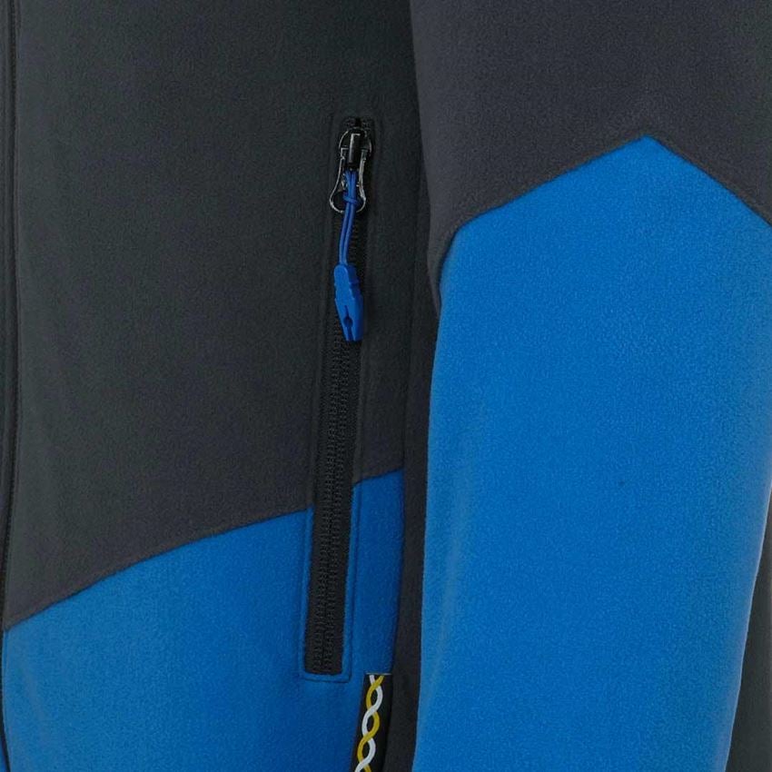 Pracovné bundy: Flísová bunda e.s.motion 2020 + grafitová/enciánová modrá 2