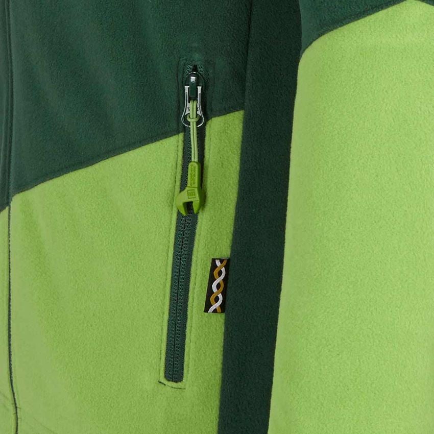 Pracovné bundy: Flísová bunda e.s.motion 2020 + zelená/morská zelená 2