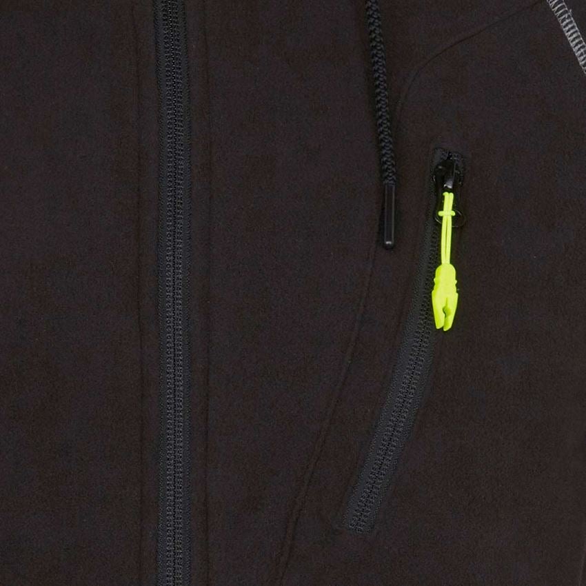 Inštalatér: Flísová bunda s kapucňou e.s.motion 2020 + čierna 2