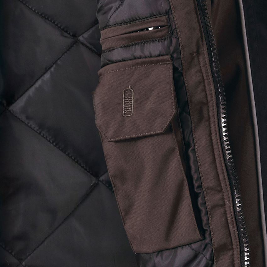Pracovné bundy: Pilotná bunda e.s.image + hnedá/čierna 2