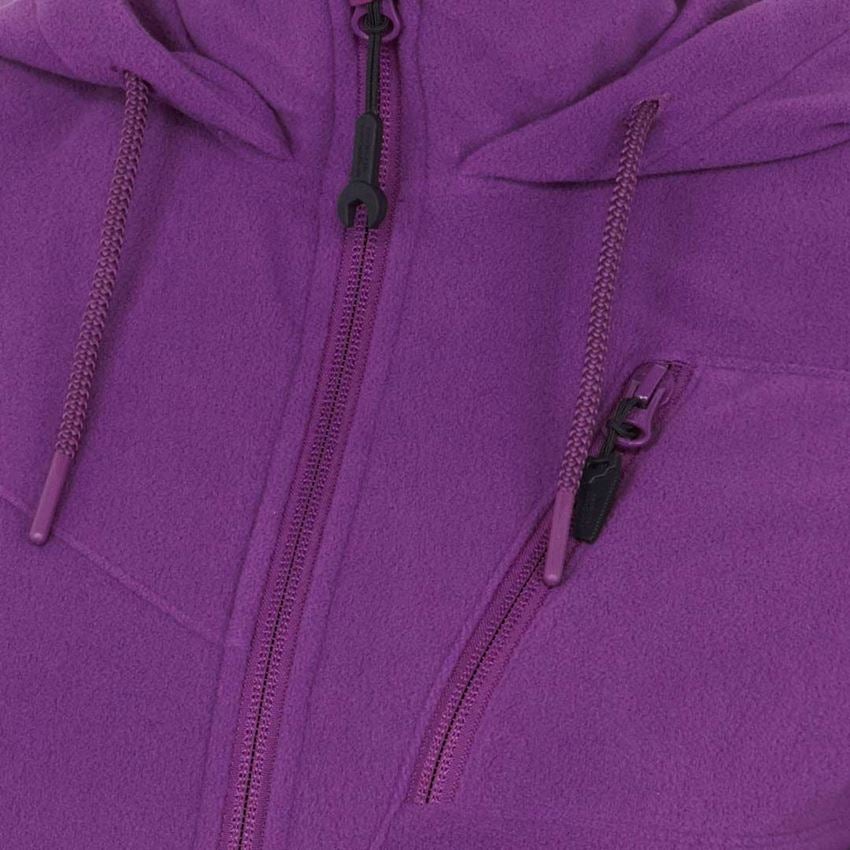 Pracovné bundy: Flísová bunda s kapucňou e.s.motion 2020, dámska + fialová 2