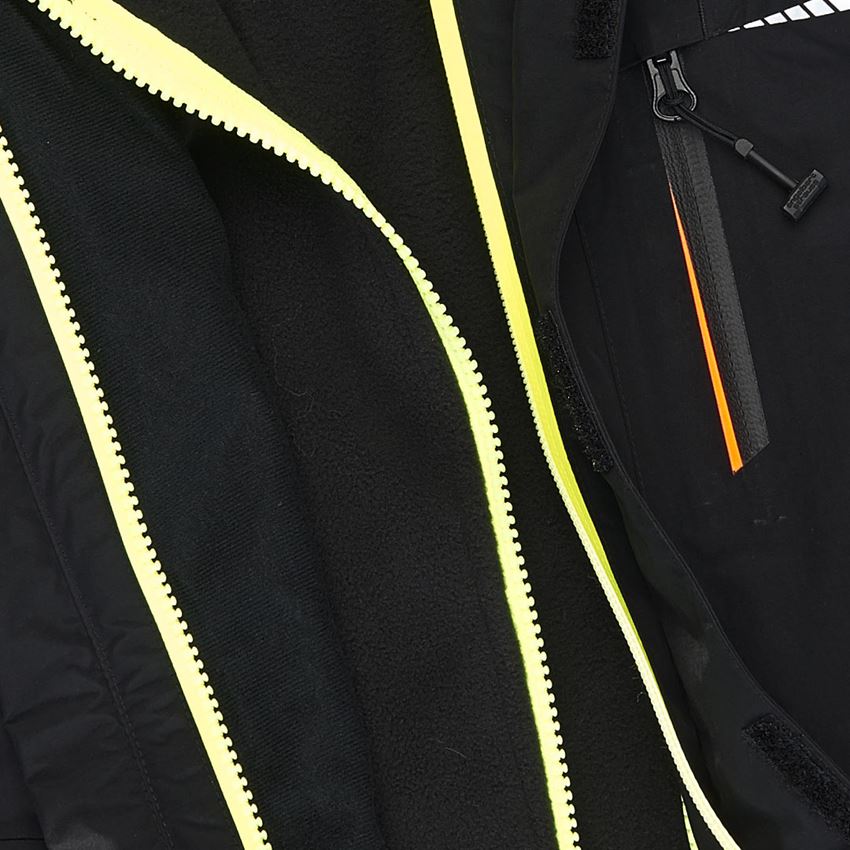 Témy: Funkčná bunda 3 v 1 e.s.motion 2020, detská + čierna/výstražná žltá/výstražná oranžová 2