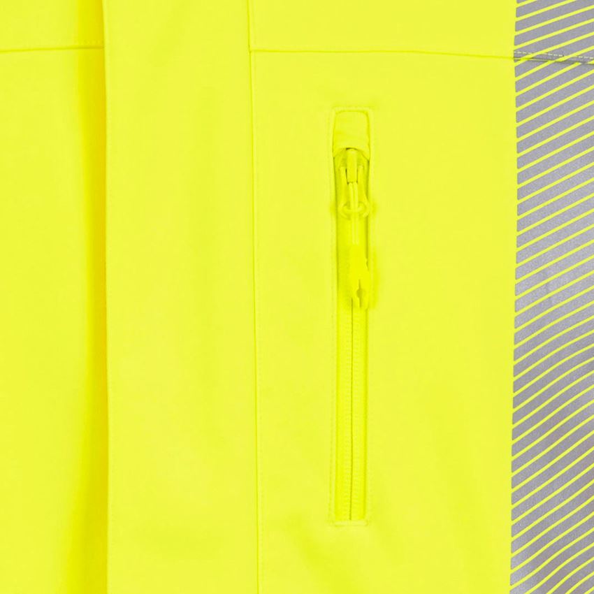 Pracovné bundy: Reflexná zimná softshellová bunda e.s.motion 2020 + výstražná žltá/výstražná oranžová 2