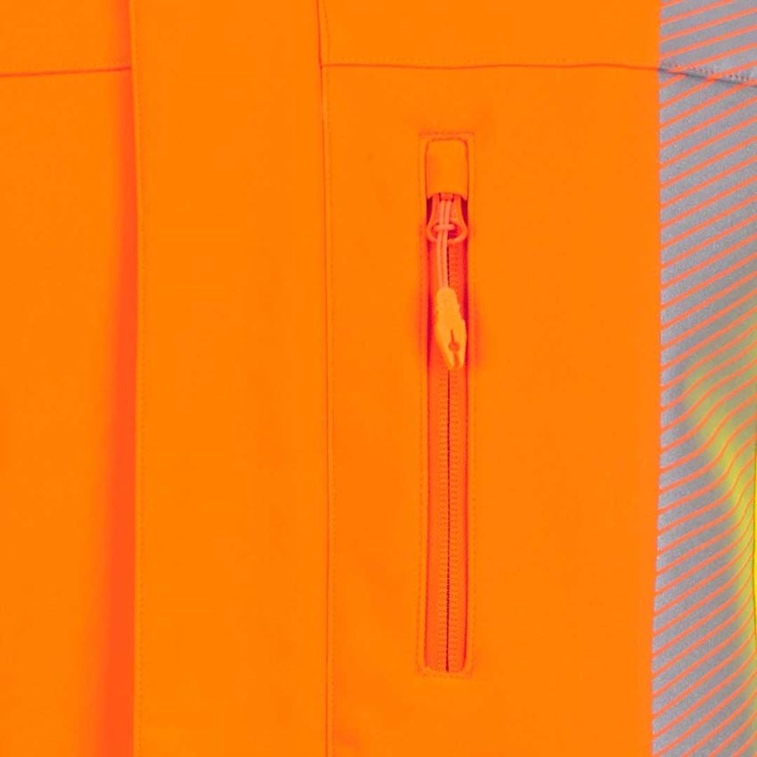 Pracovné bundy: Reflexná zimná softshellová bunda e.s.motion 2020 + výstražná oranžová/výstražná žltá 2