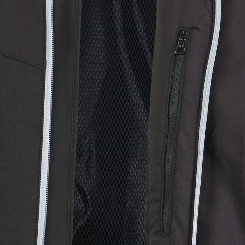 Inštalatér: Zimná softshellová bunda e.s.motion 2020, pánska + čierna/platinová 2