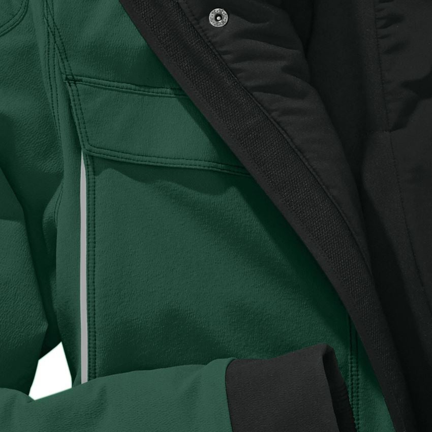 Studená: Zimná funkčná bunda e.s.dynashield + zelená/čierna 2