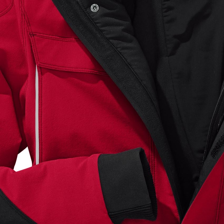 Pracovné bundy: Zimná funkčná bunda e.s.dynashield + ohnivá červená/čierna 2