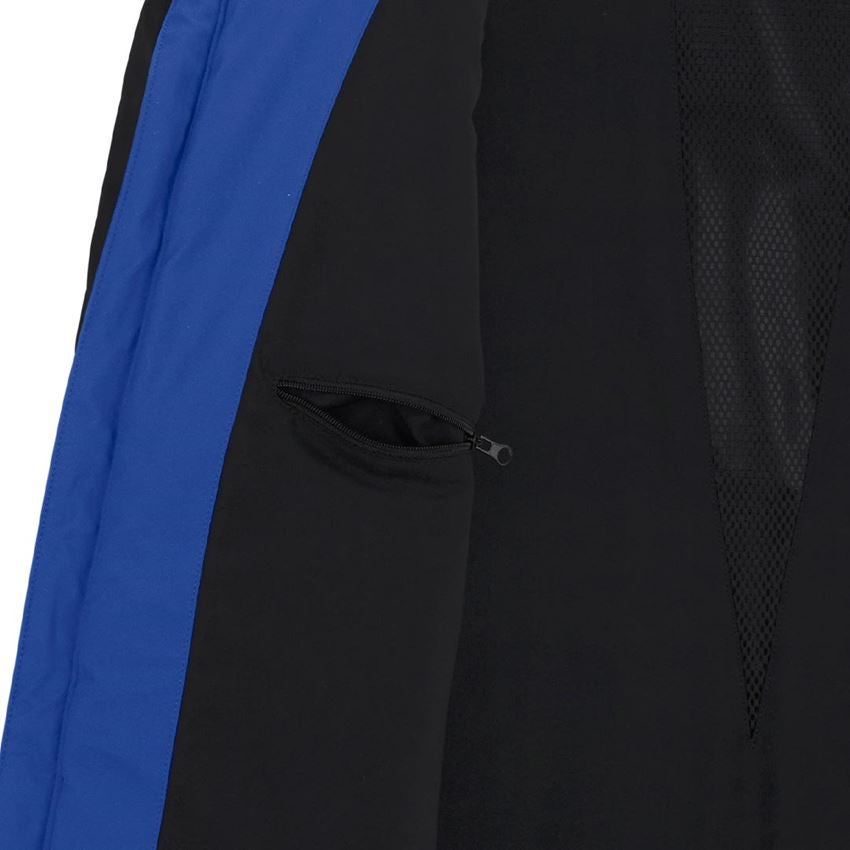 Pracovné bundy: Zimná softshellová bunda e.s.vision + nevadzovo modrá/čierna 2