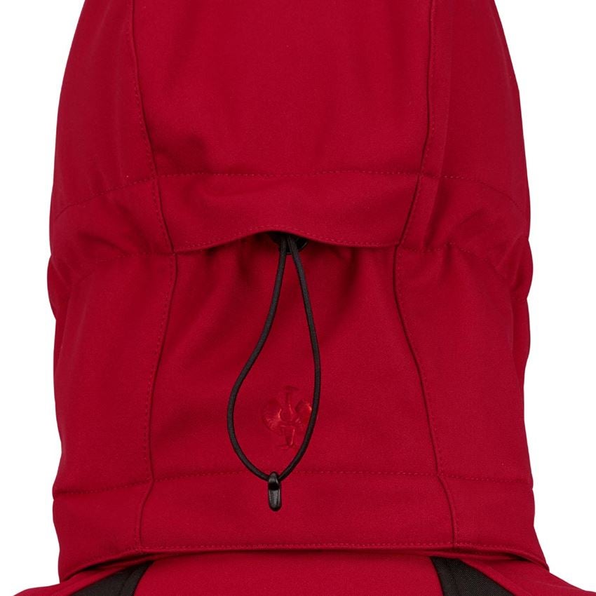 Studená: Zimná softshellová bunda e.s.vision + červená/čierna 2