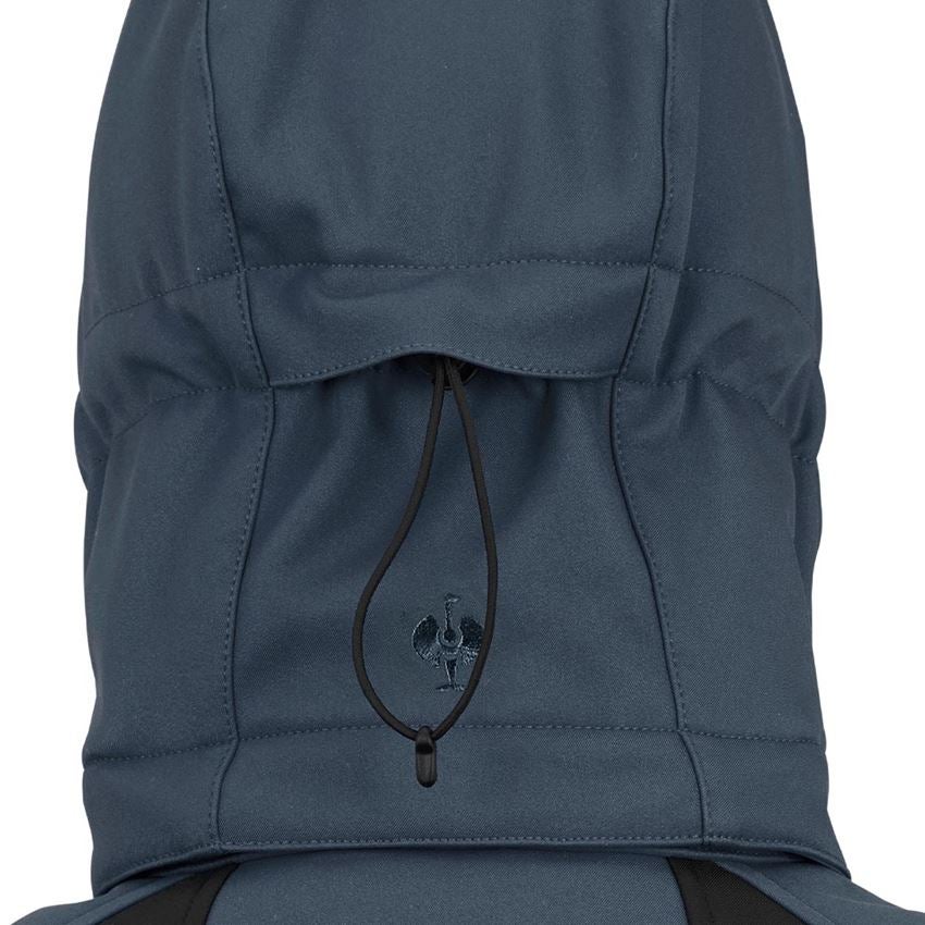 Pracovné bundy: Zimná softshellová bunda e.s.vision + pacifická/čierna 2