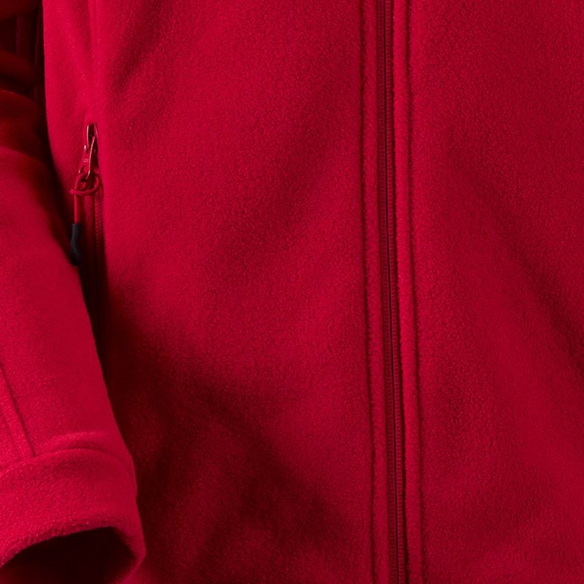 Pracovné bundy: Flísová bunda e.s.classic + červená 2