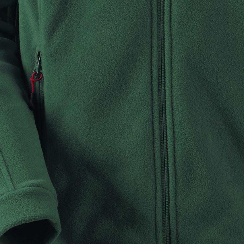 Pracovné bundy: Flísová bunda e.s.classic + zelená 2