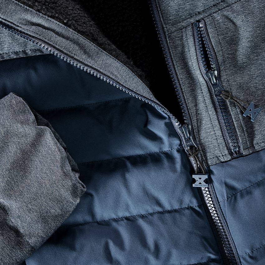 Pracovné bundy: Zimná bunda e.s.motion ten + bridlicová modrá 2