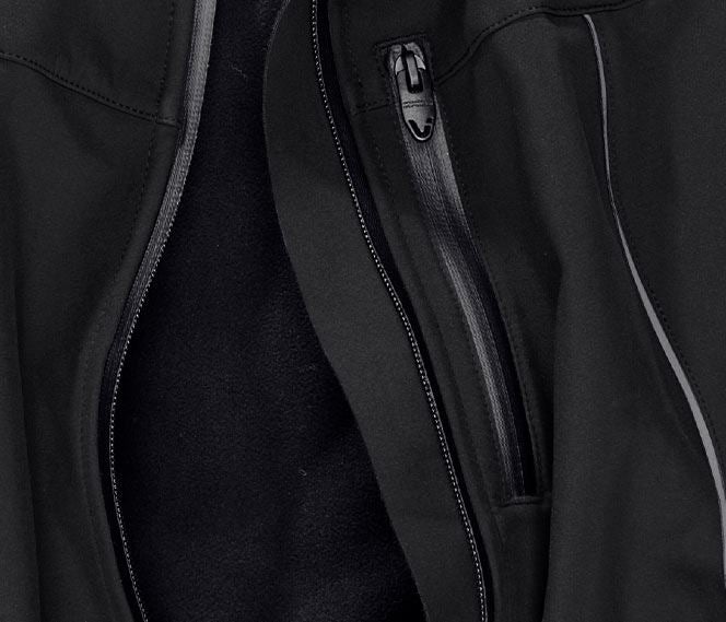 Pracovné bundy: Softshellová bunda e.s.vision, dámska + čierna 2