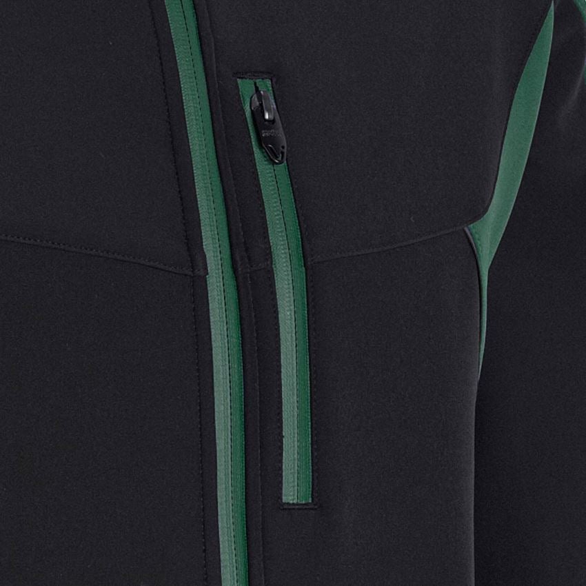 Inštalatér: Softshellová bunda e.s.vision + čierna/zelená 2