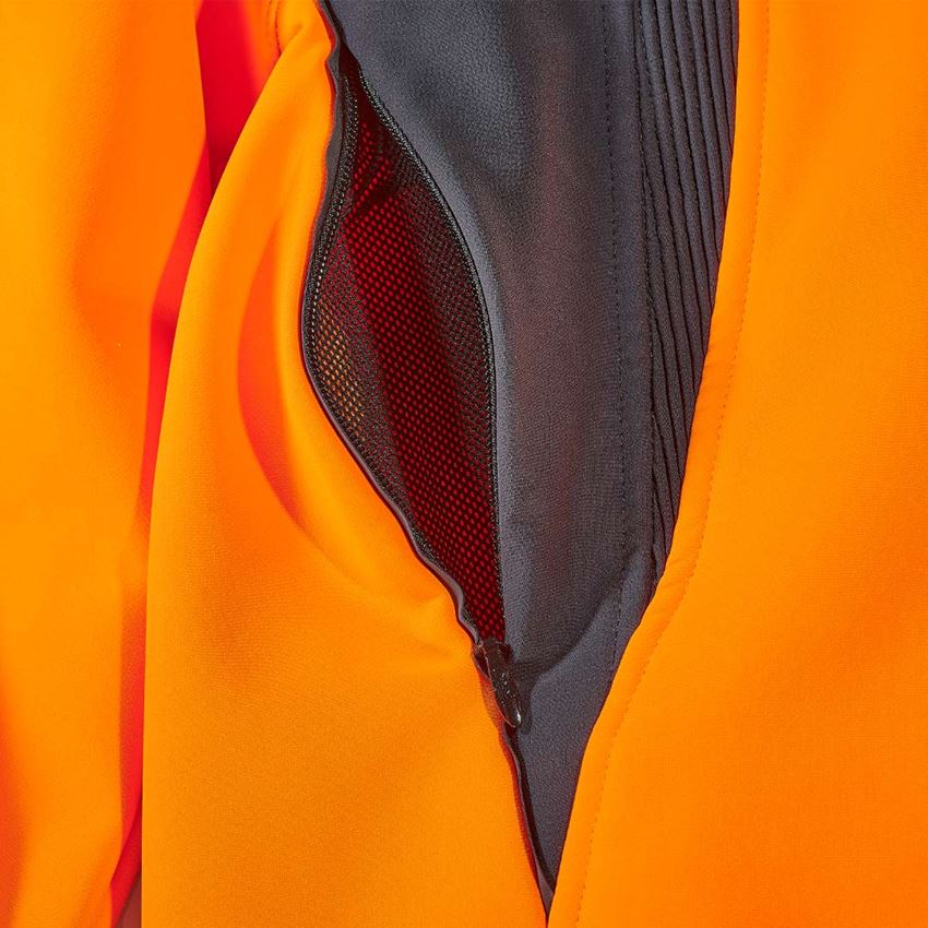 Pracovné bundy: Lesnícka bunda e.s.vision + výstražná oranžová/čierna 2