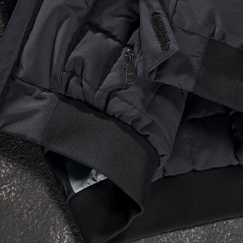Pracovné bundy: Pilotná bunda e.s.concrete + čierna/čadičovo sivá 2