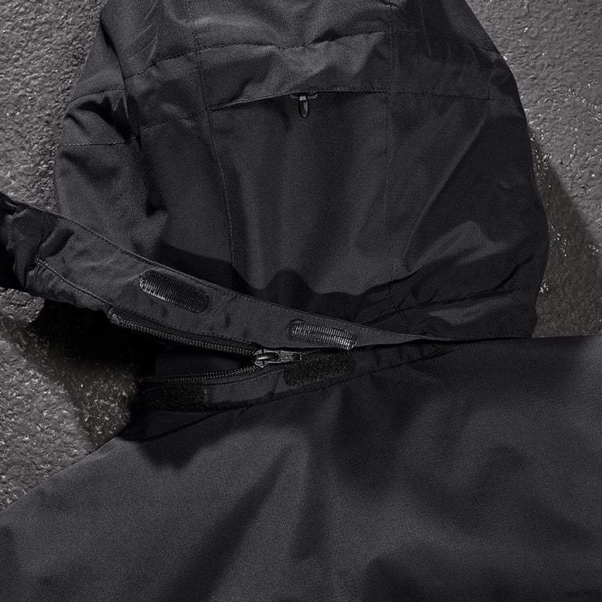 Pracovné bundy: Pilotná bunda s kapucňou e.s.concrete + čierna 2
