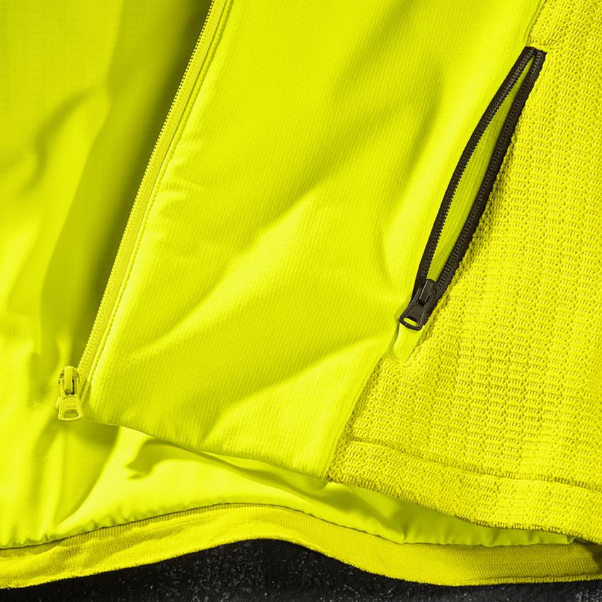 Pracovné bundy: Hybridná úpletová bunda e.s.trail + acidová žltá/čierna 2