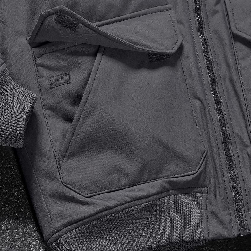 Pracovné bundy: Pilotná bunda e.s.iconic + karbónová sivá 2