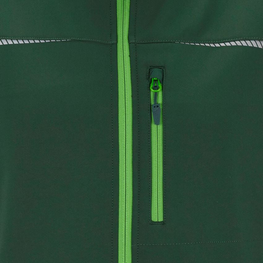 Vesty: Softshellová vesta e.s.motion 2020 + zelená/morská zelená 2
