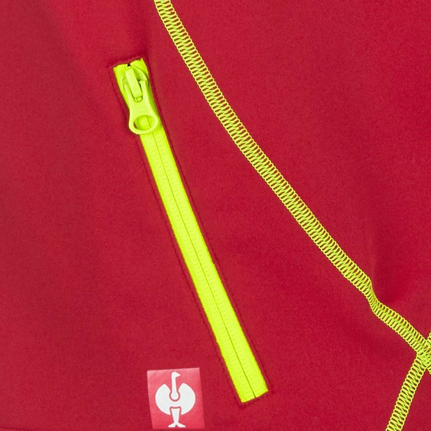 Inštalatér: Funkčná vesta thermo stretch e.s.motion 2020 + ohnivá červená/výstražná žltá 2