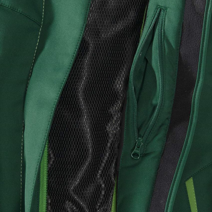 Vesty: Zimná softshellová vesta e.s.motion 2020, dámska + zelená/morská zelená 2