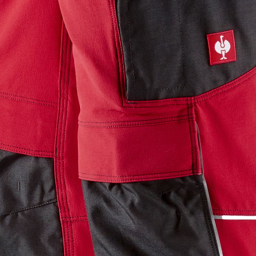 Pracovné nohavice: Funkčné nohavice do pása e.s.dynashield + ohnivá červená/čierna 2
