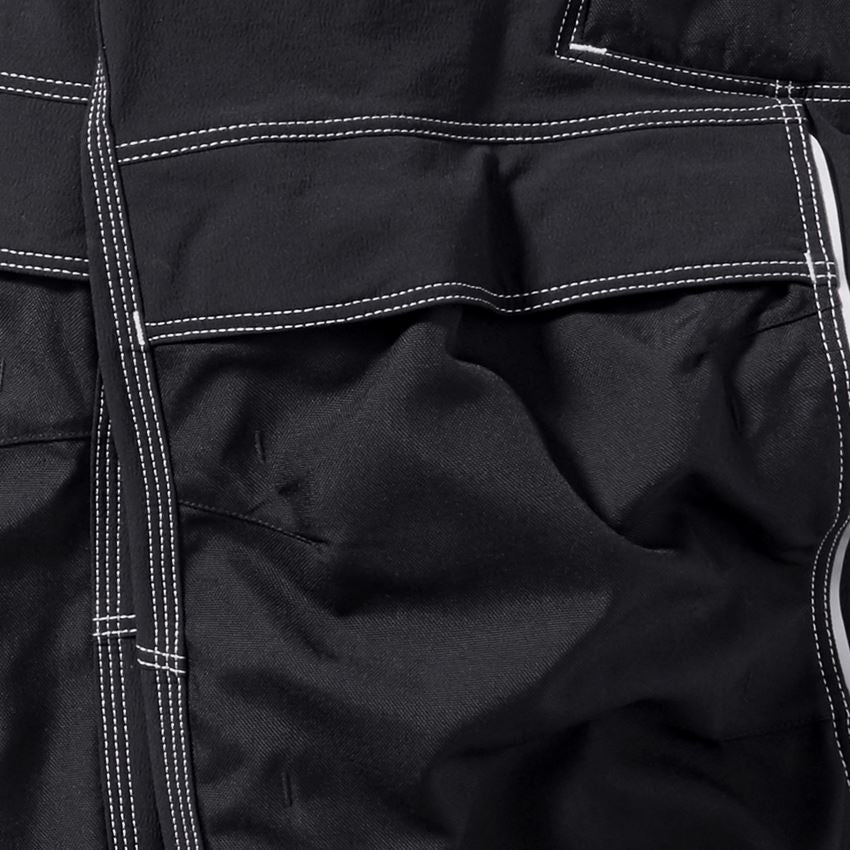 Inštalatér: Funkčné nohavice s náprsenkou e.s.dynashield + čierna 2