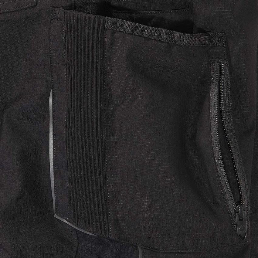 Pracovné nohavice: Cargo nohavice e.s.vision + čierna 2