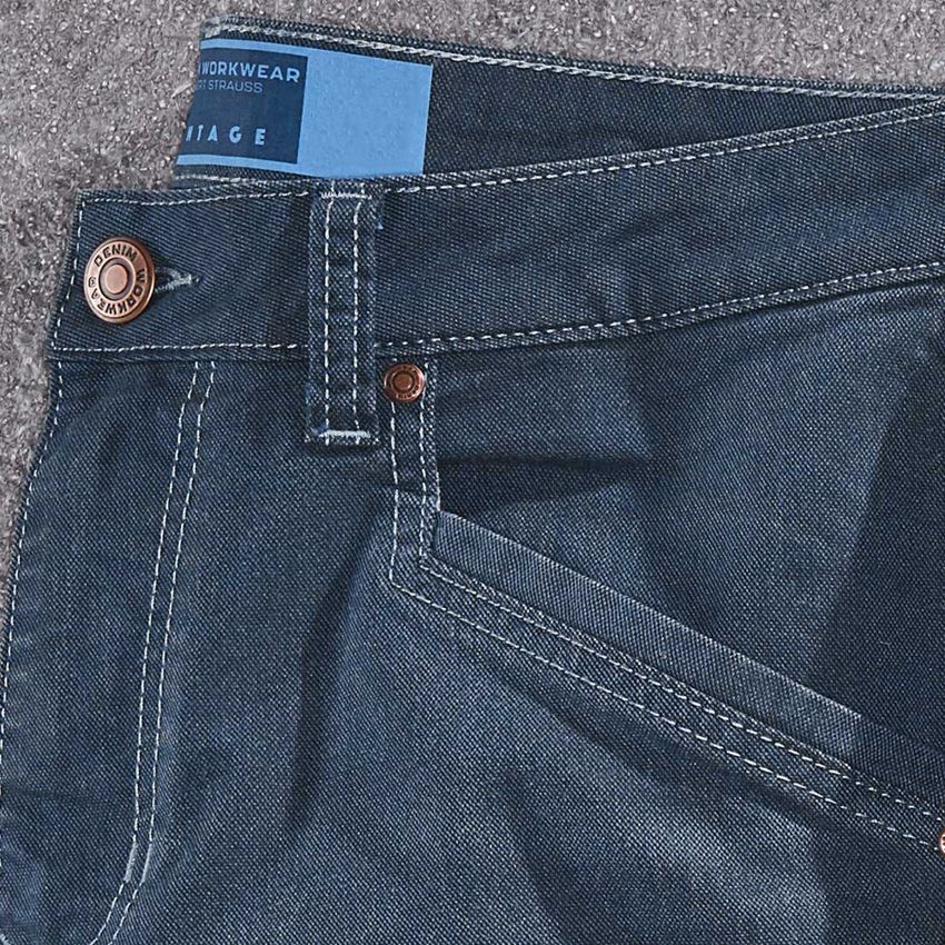 Pracovné nohavice: 5-vreckové nohavice e.s.vintage + arktická modrá 2