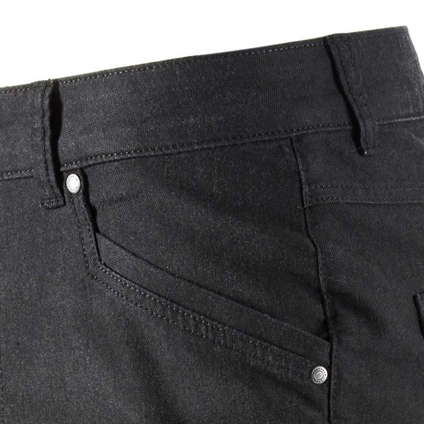 Pracovné nohavice: 5-vreckové šortky e.s.vintage + čierna 2
