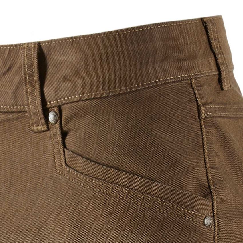 Pracovné nohavice: 5-vreckové šortky e.s.vintage + sépiová 2