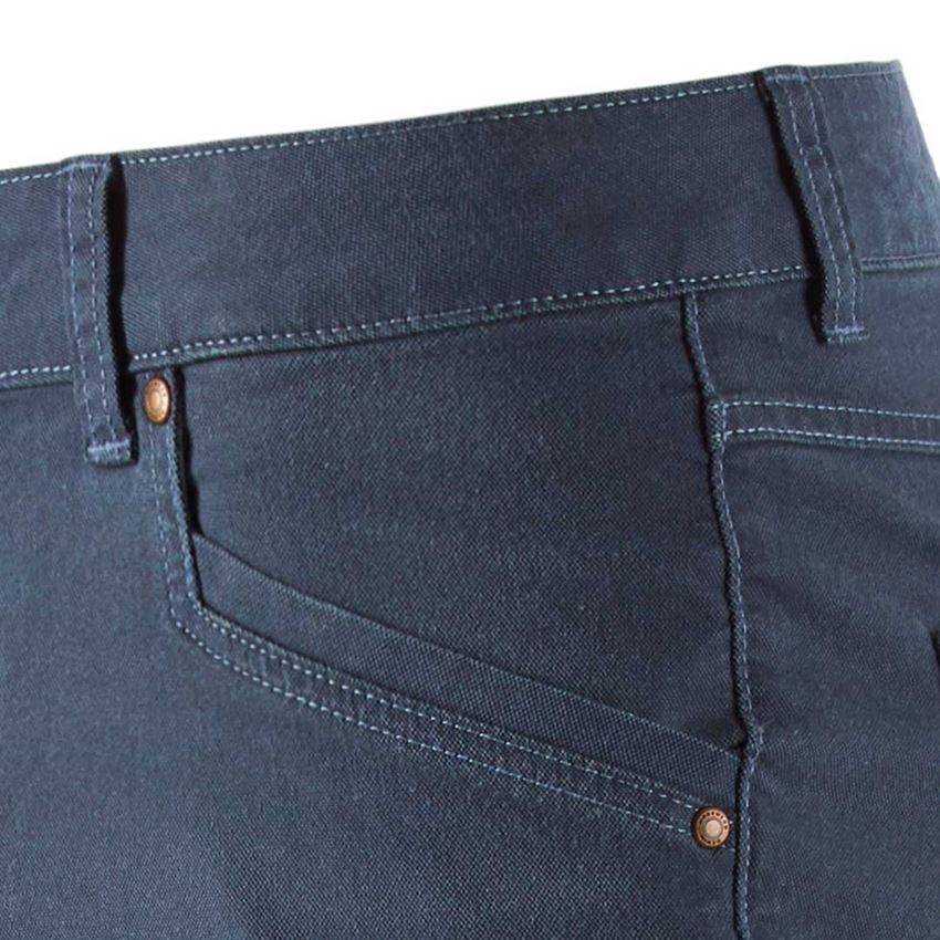 Pracovné nohavice: 5-vreckové šortky e.s.vintage + arktická modrá 2