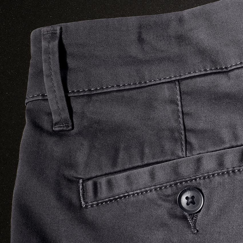 Pracovné nohavice: Pracovné 5-vreckové chino nohavice e.s. + antracitová 2