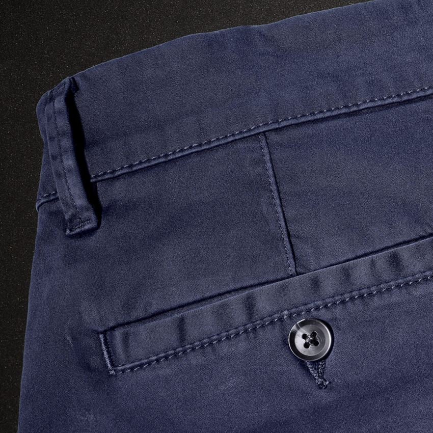 Pracovné nohavice: Pracovné 5-vreckové chino nohavice e.s. + tmavomodrá 2