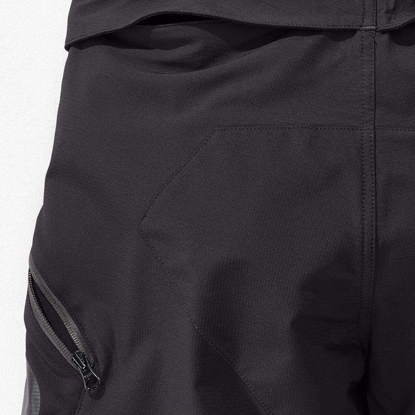 Pracovné nohavice: Funkčné šortky e.s.trail + čierna 2