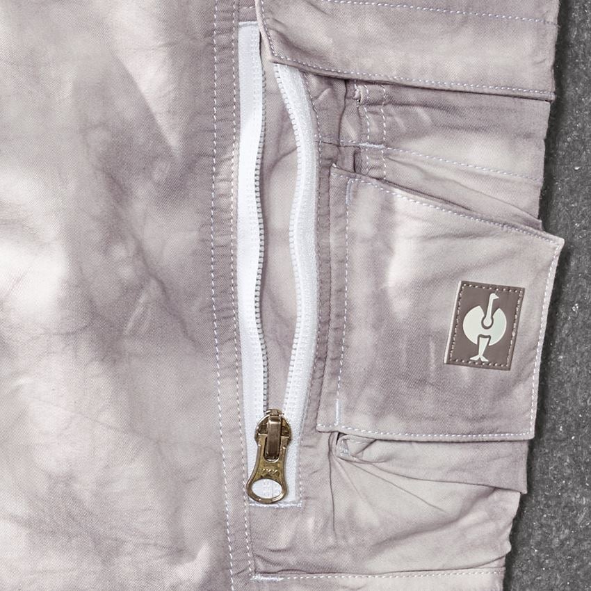 Pracovné nohavice: Cargo šortky e.s.motion ten, letné, dámske + opálová sivá vintage 2