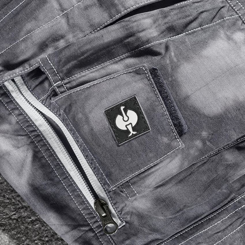Pracovné nohavice: Cargo šortky e.s.motion ten, letné + oxidová čierna vintage 2
