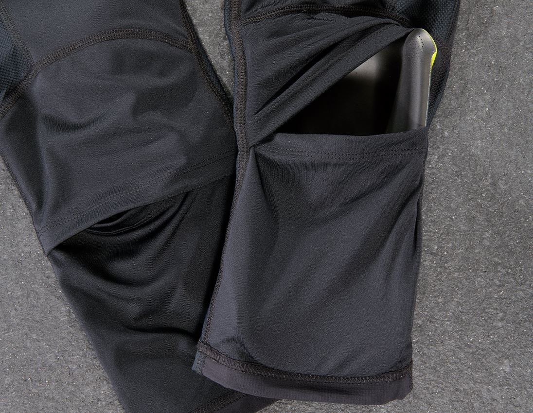 Pracovné nohavice: e.s. 3/4 pracovné tights + čierna 4