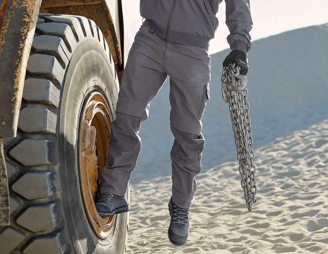 Odevy: Pracovné nohavice e.s.iconic + karbónová sivá 2