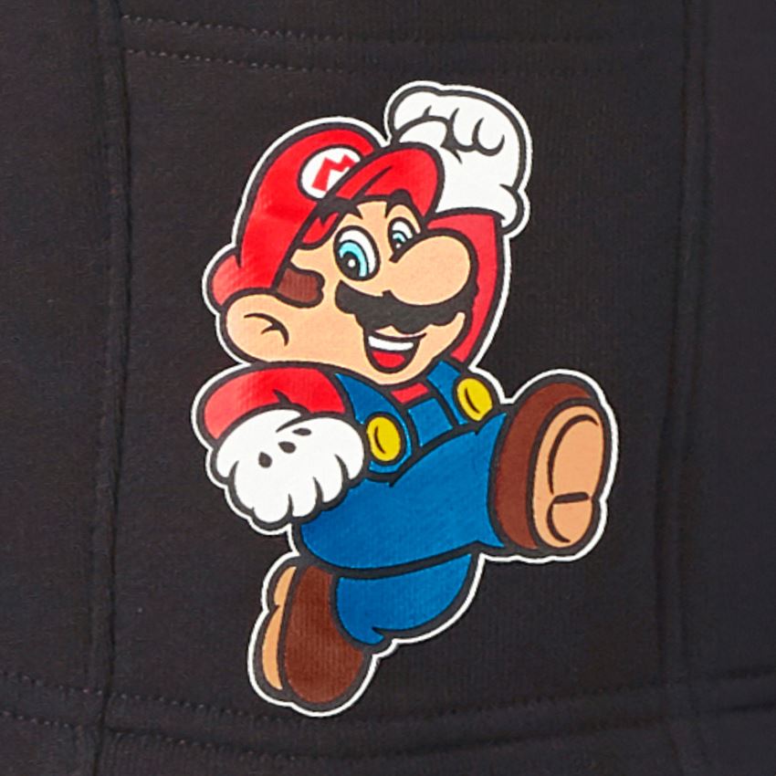 Doplnky: Super Mario Teplákové šortky, detská + čierna 2