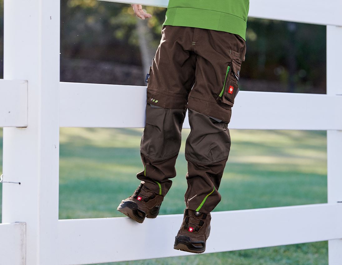 Oblečenie: SÚPR:Nohavice+šortky e.s.motion 2020 detské+lopta + gaštanová/morská zelená 1
